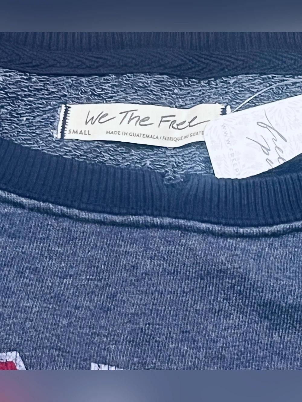 NWT Free People Sydney Graphic Camden Sweatshirt